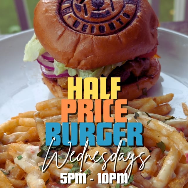 Half Priced Burger Special