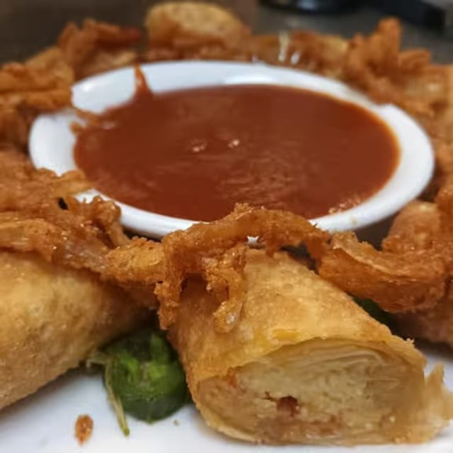 Cowboy Egg Rolls.