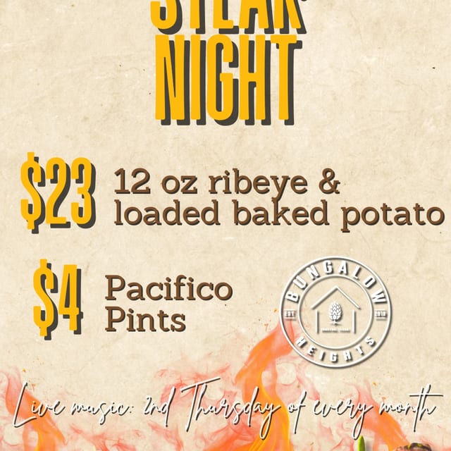 Thursday Steak Night