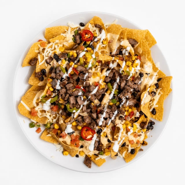 Loaded Waffle Nachos.