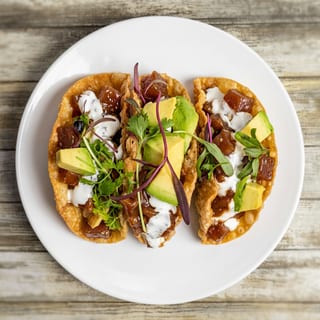 Ahi Tuna Tartare Tacos